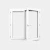 Ventana PVC gama Confort 2 hojas apertura practicable
